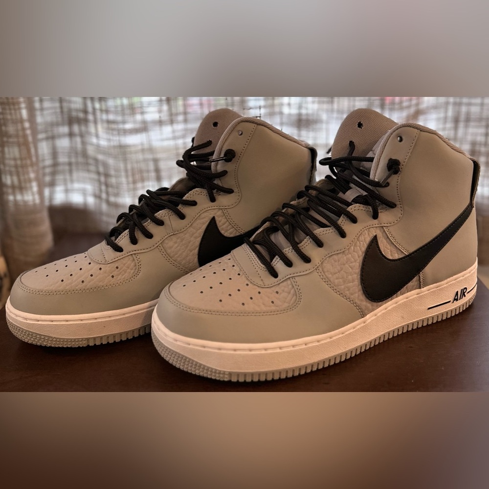 Nike air force 1 high nba flat silver